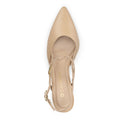 Galia zapatillas de piel beige - vista 5