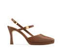 Galia - Zapatillas de Piel Cafés, vista 1