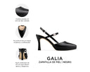 Galia - Zapatillas de Piel Negras, infografía