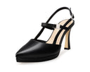 Galia - Zapatillas de Piel Negras, vista 2