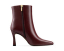 Gema botines de piel vino - vista 4