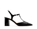 Hela - Zapatillas de Piel Negras, vista 1