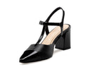 Hela - Zapatillas de Piel Negras, vista 3