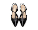 Hela - Zapatillas de Piel Negras, vista 7