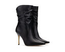 Ingrid - Botines de Piel Negros, vista 5