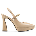 Iraís zapatillas de piel beige - vista 1