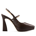 Iraís Zapatillas de Piel Chocolate - vista 4