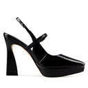 Iraís Zapatillas de Piel Charol Negro - vista 4