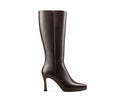 Izel bota alta de piel chocolate - vista 1