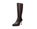 Izel bota alta de piel chocolate - vista 2