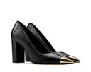 Jazmín - Zapatillas de Piel Negras, vista 5