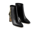 Jessica - Botines de Piel Negros, vista 6
