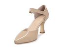 Julissa - Zapatillas de Piel Beige, vista 3