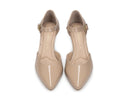 Julissa - Zapatillas de Piel Beige, vista 7