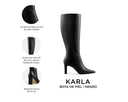 Karla - Botas de Piel Negras, infografía