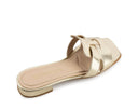 Larissa - Sandalias de Piel Champagne, vista 3