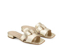 Larissa - Sandalias de Piel Champagne, vista 5