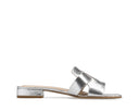 Larissa - Sandalias de Piel Plata, vista 4