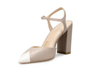 Laura - Zapatillas de Piel Beige, vista 3