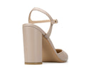 Laura - Zapatillas de Piel Beige, vista 4