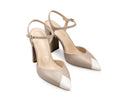 Laura - Zapatillas de Piel Beige, vista 6