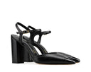 Laura - Zapatillas de Piel Negras, vista 5