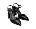 Laura - Zapatillas de Piel Negras, vista 6