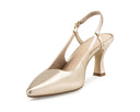 Lea - Zapatillas de Piel Champagne, vista 3