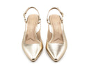 Lea - Zapatillas de Piel Champagne, vista 7