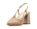 Liliana - Zapatillas de Piel Beige, vista 3