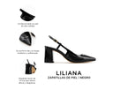 Liliana - Zapatillas de Piel Negras, infografía