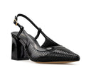 Liliana - Zapatillas de Piel Negras, vista 2