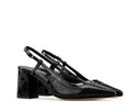 Liliana - Zapatillas de Piel Negras, vista 5