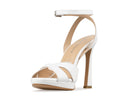Lily - Tacones de Piel Blancos, vista 3