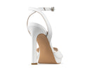 Lily - Tacones de Piel Blancos, vista 4