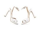 Lily - Tacones de Piel Blancos, vista 7