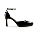 Linda - Zapatillas de Piel Negras, vista 1