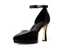 Linda - Zapatillas de Piel Negras, vista 3