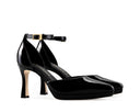 Linda - Zapatillas de Piel Negras, vista 5