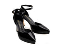 Linda - Zapatillas de Piel Negras, vista 6