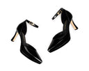 Linda - Zapatillas de Piel Negras, vista 7
