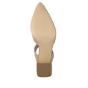 Lizeth zapatillas de piel beige - vista 7