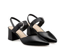 Lizeth - Zapatillas de Piel Negras, vista 5