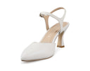 Magda - Zapatillas de Piel Marfil, vista 3