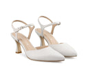 Magda - Zapatillas de Piel Marfil, vista 5