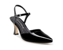 Magda - Zapatillas de Piel Negras, vista 2