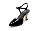 Magda - Zapatillas de Piel Negras, vista 3