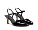 Magda - Zapatillas de Piel Negras, vista 5