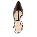 Magnolia zapatillas de piel café - vista 5