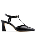 Magnolia zapatillas de piel negro - vista 1